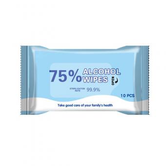 Antibacterial 75% alcohol disinfection wipes